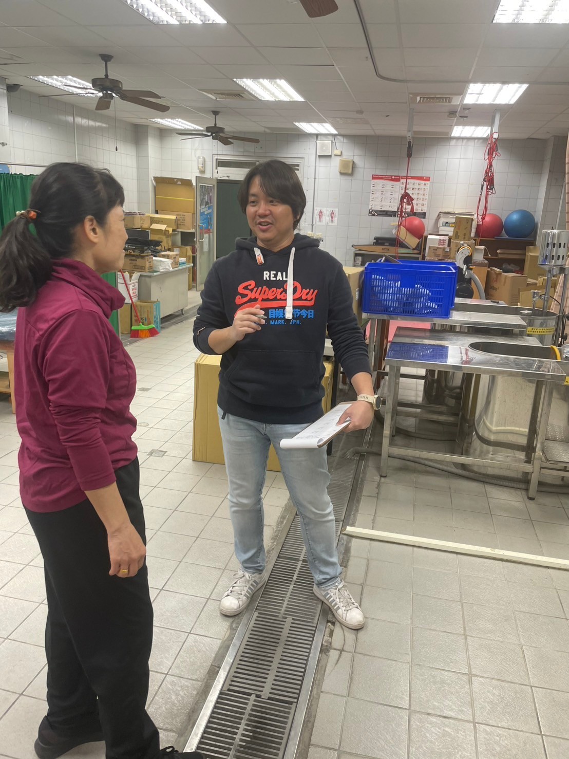 2025.01.22 旭光高中 運動防護室檢核